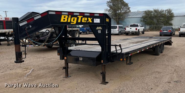 image for item DQ1523 2022 Big Tex  equipment trailer