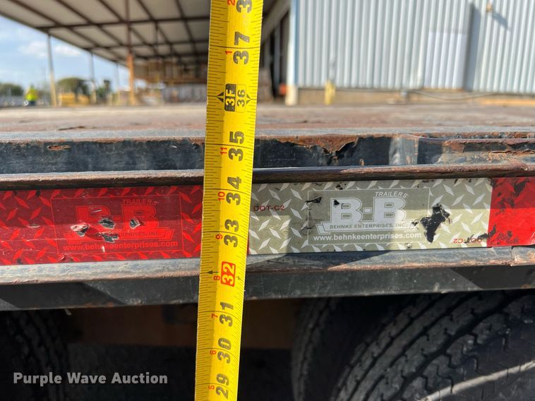 image for item DQ2300 2013 B-B Trailers  equipment trailer