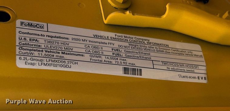 image for item DQ2308 2020 Ford F350 Super Duty  utility bed pickup