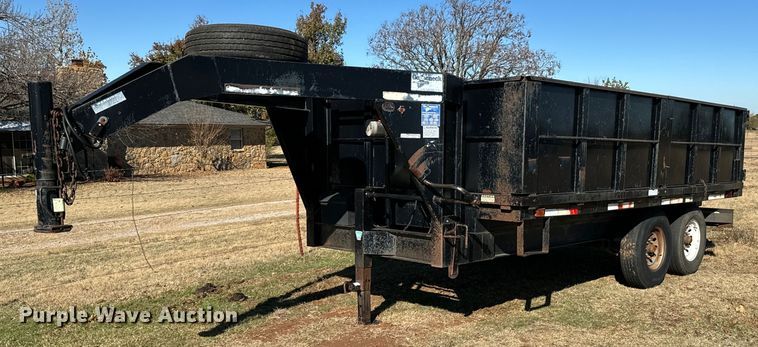 image for item GG9845 2000 Gooseneck  dump trailer