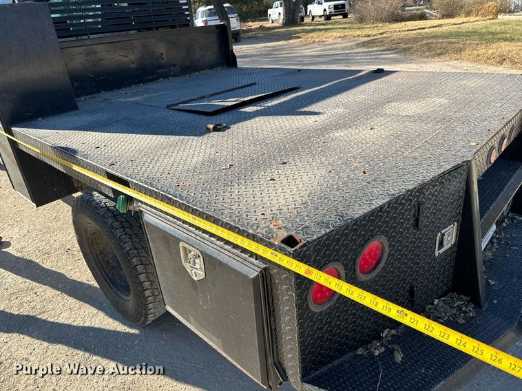 image for item GG9869 2008 Dodge Ram 3500 HD  Quad Cab flatbed pickup truck