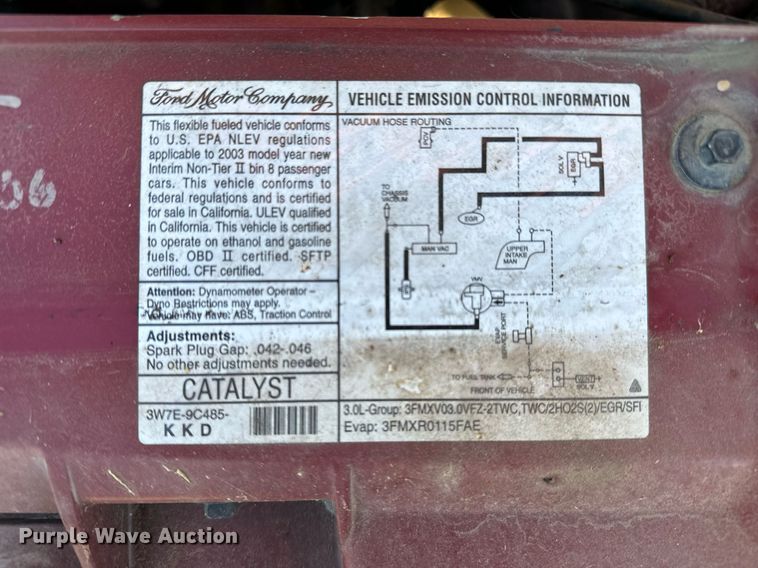 image for item GG9872 2003 Ford Taurus SE