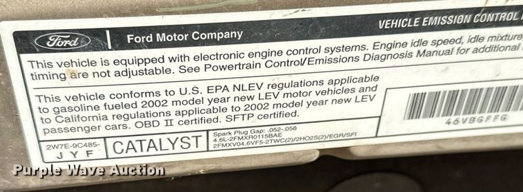 image for item GG9873 2002 Mercury Grand Marquis LS