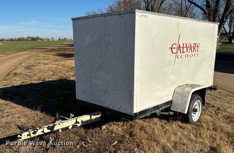 image for item GG9874 Shop built  enclosed cargo trailer