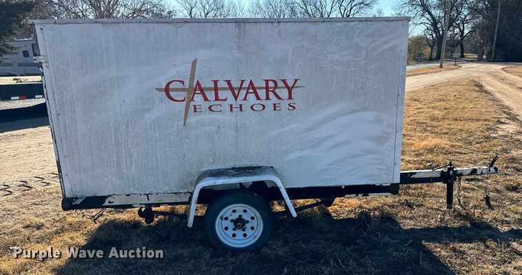 image for item GG9874 Shop built  enclosed cargo trailer