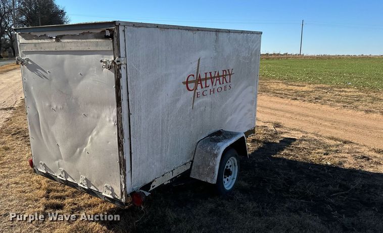 image for item GG9874 Shop built  enclosed cargo trailer