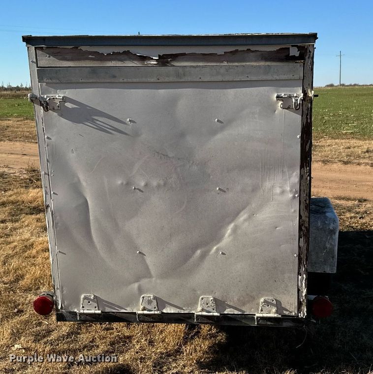 image for item GG9874 Shop built  enclosed cargo trailer