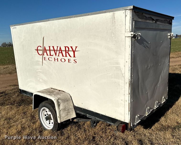 image for item GG9874 Shop built  enclosed cargo trailer