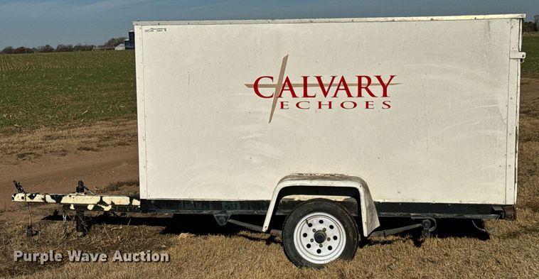 image for item GG9874 Shop built  enclosed cargo trailer