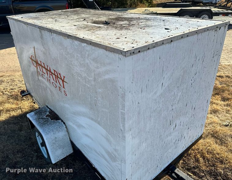 image for item GG9874 Shop built  enclosed cargo trailer