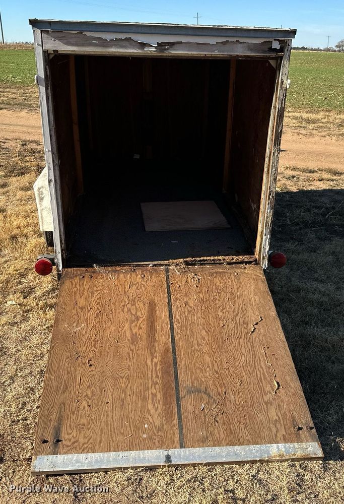 image for item GG9874 Shop built  enclosed cargo trailer