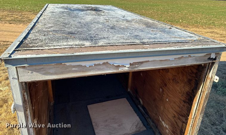 image for item GG9874 Shop built  enclosed cargo trailer