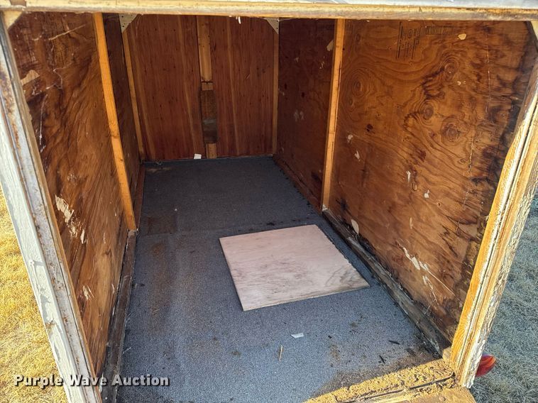 image for item GG9874 Shop built  enclosed cargo trailer
