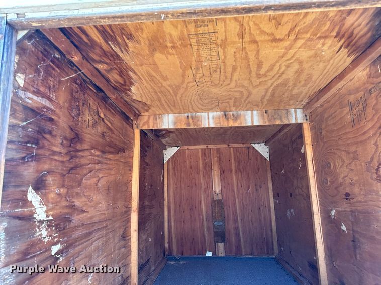 image for item GG9874 Shop built  enclosed cargo trailer