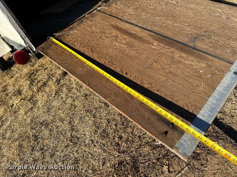 image for item GG9874 Shop built  enclosed cargo trailer