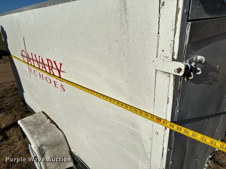 image for item GG9874 Shop built  enclosed cargo trailer