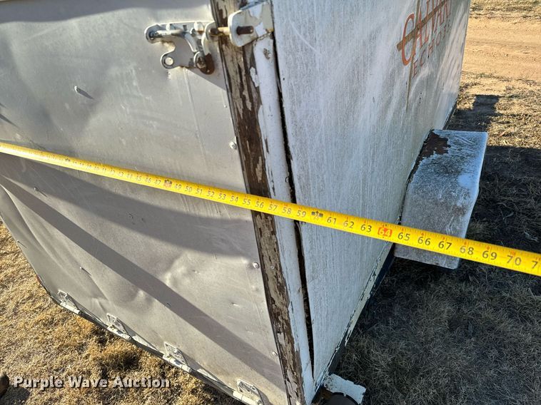 image for item GG9874 Shop built  enclosed cargo trailer