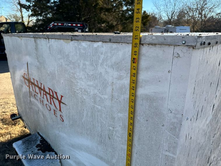 image for item GG9874 Shop built  enclosed cargo trailer