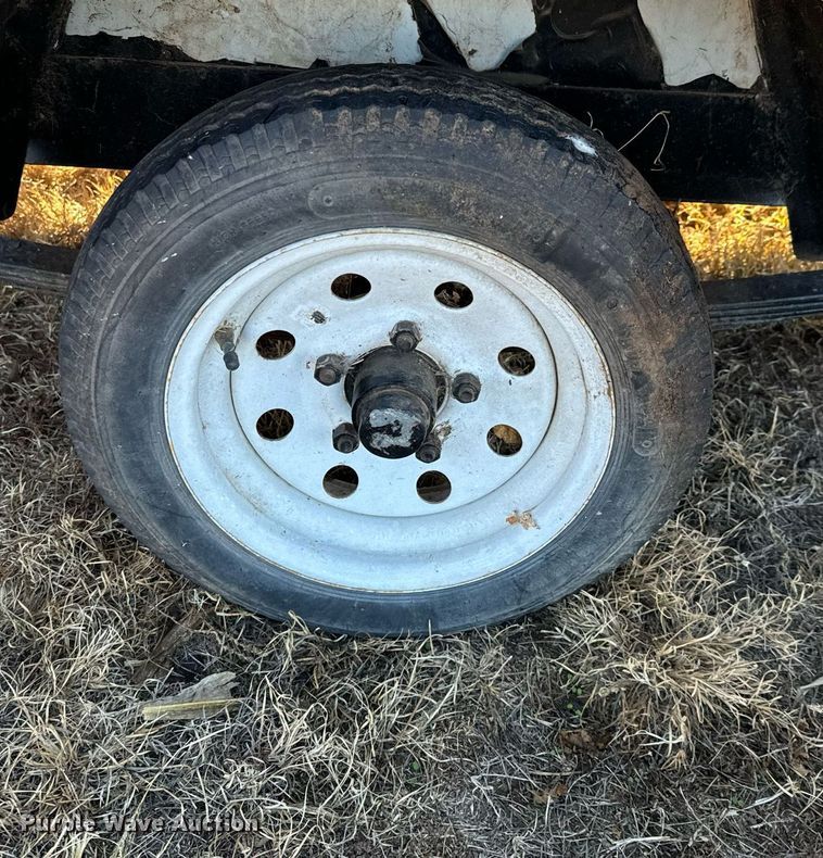 image for item GG9874 Shop built  enclosed cargo trailer