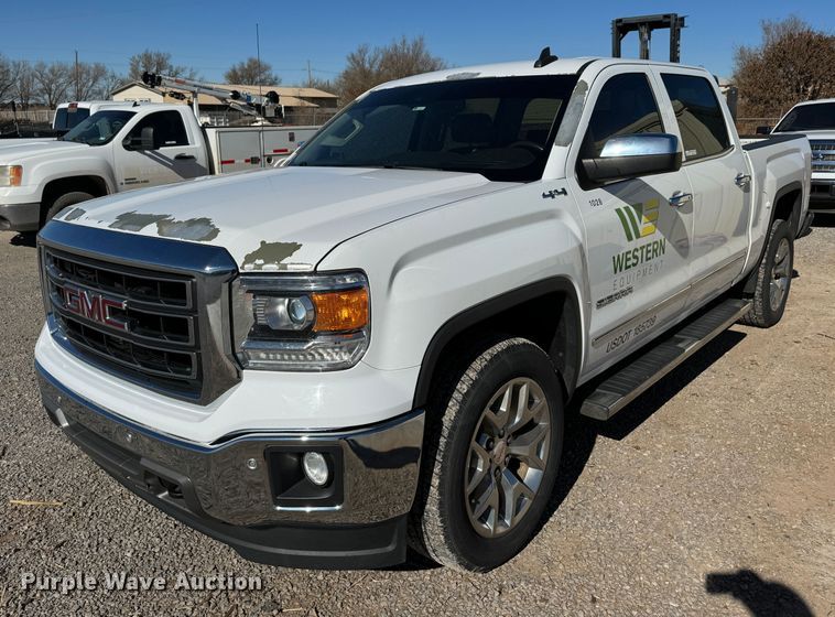 image for item GQ9229 2015 GMC Sierra 1500 SLT Crew Cab pickup truck