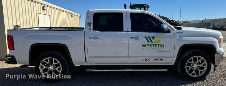 image for item GQ9229 2015 GMC Sierra 1500 SLT Crew Cab pickup truck