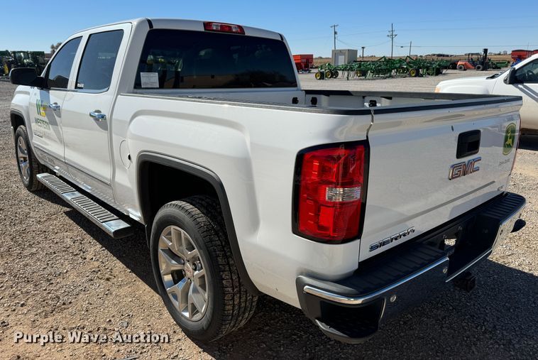 image for item GQ9229 2015 GMC Sierra 1500 SLT Crew Cab pickup truck