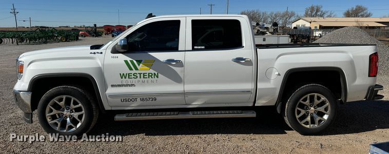 image for item GQ9229 2015 GMC Sierra 1500 SLT Crew Cab pickup truck