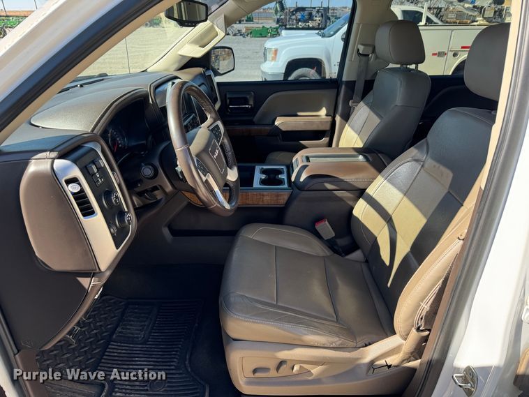 image for item GQ9229 2015 GMC Sierra 1500 SLT Crew Cab pickup truck