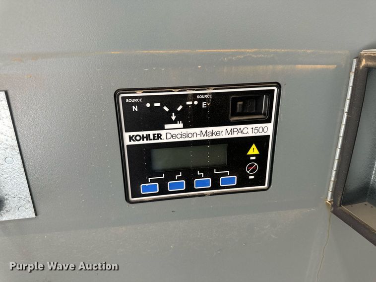 image for item IU9103 2017 Kohler 100RE0ZJF  generator