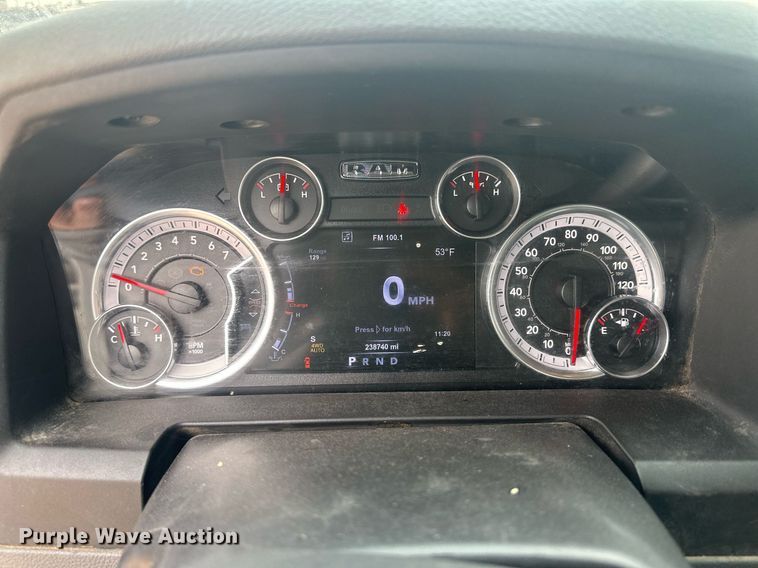 image for item IU9110 2015 Dodge Ram 1500  Quad Cab pickup truck