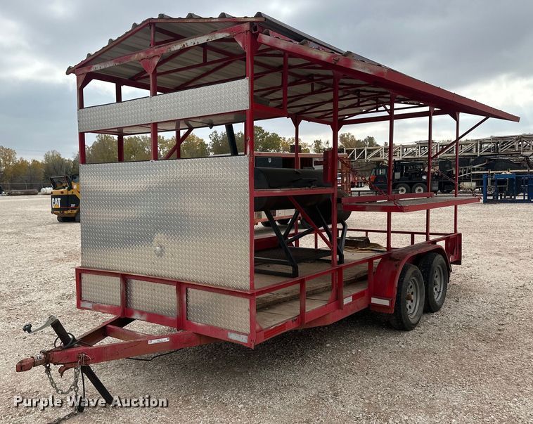 image for item IU9115 Shop built  utility trailer