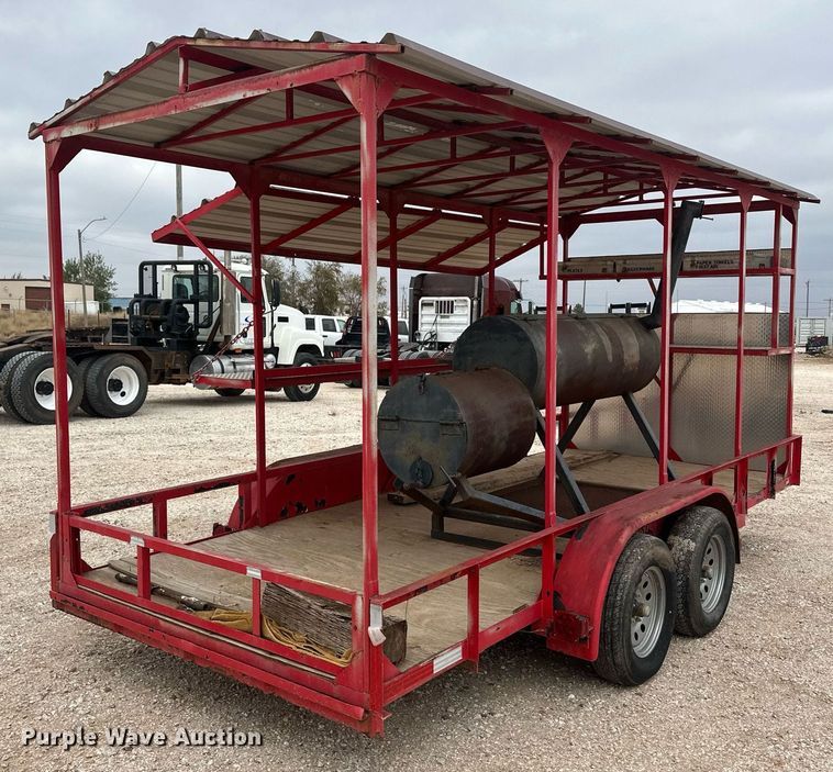 image for item IU9115 Shop built  utility trailer
