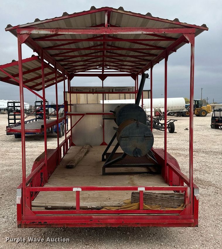 image for item IU9115 Shop built  utility trailer