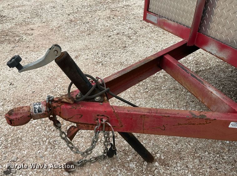 image for item IU9115 Shop built  utility trailer