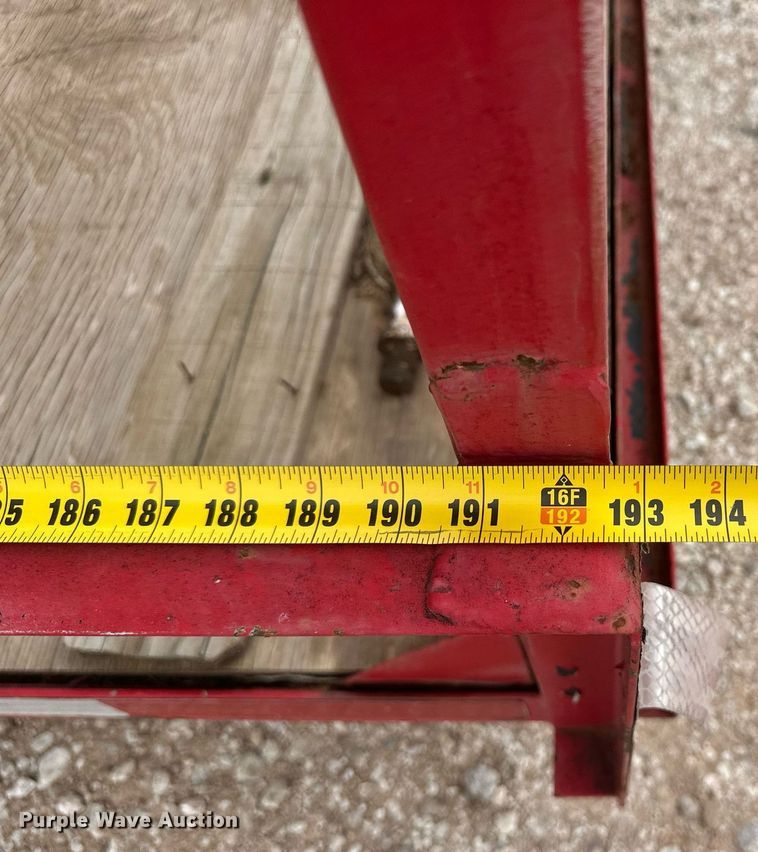 image for item IU9115 Shop built  utility trailer