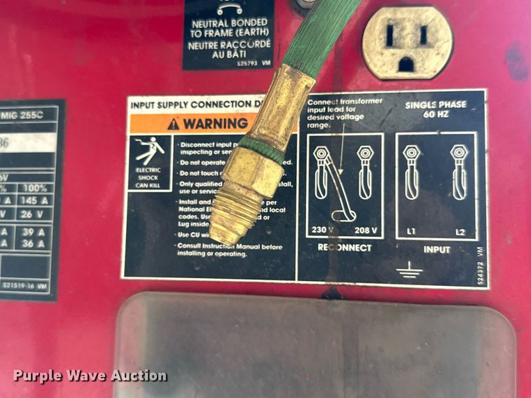 image for item JT9235 Lincoln 255C  welder/generator