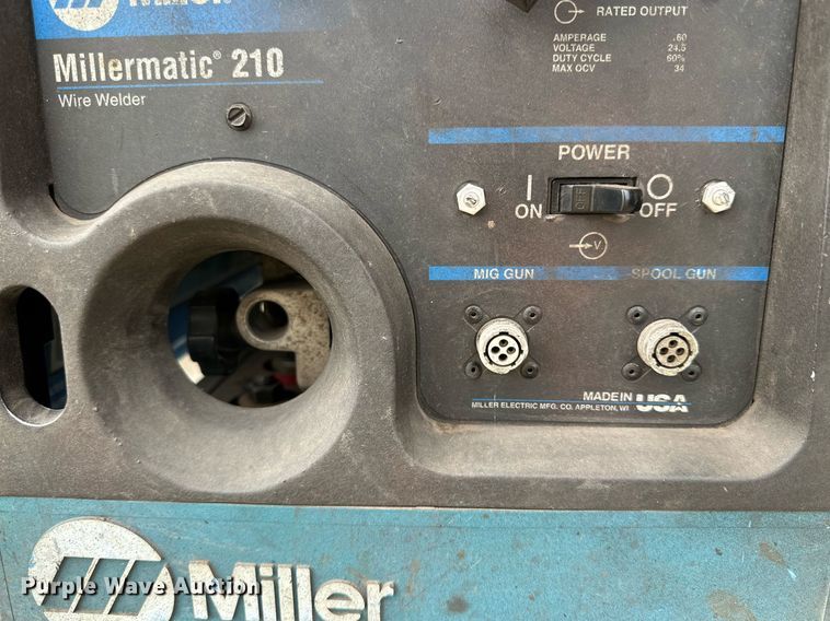 image for item JT9236 Miller 210  welder