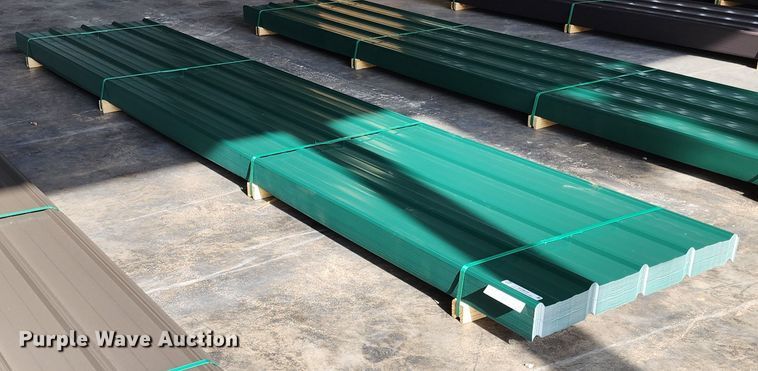 image for item KC9649 (148) sheets of Doerkson Metal Components metal siding/roofing