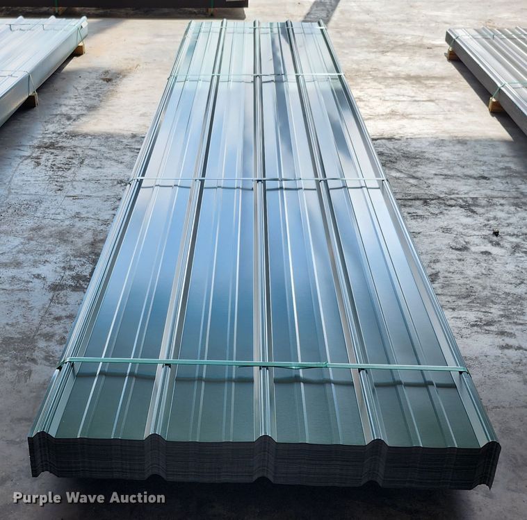 image for item KC9649 (148) sheets of Doerkson Metal Components metal siding/roofing