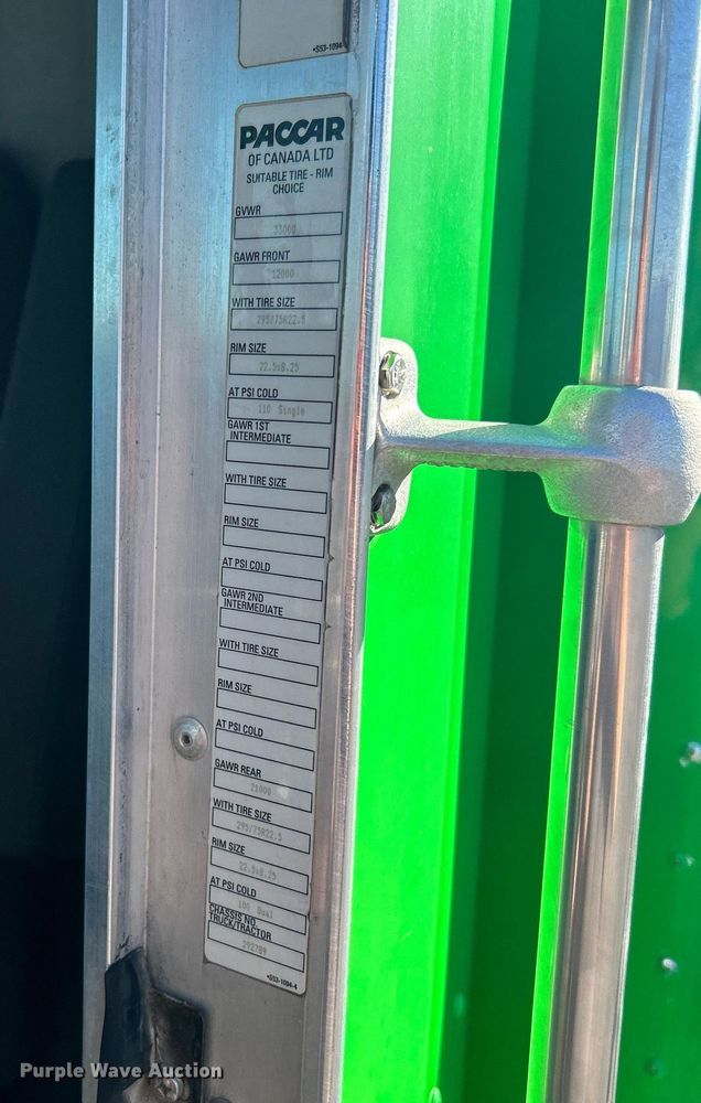 image for item KH9537 2011 Kenworth T370  delivery truck