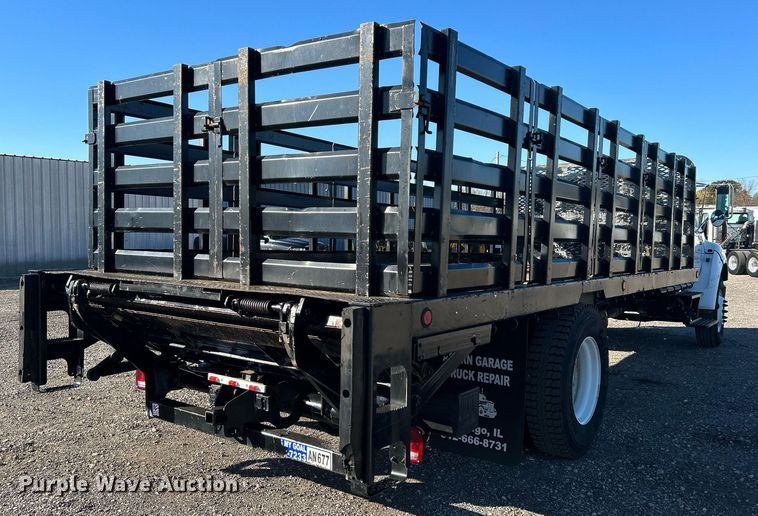 image for item KH9614 2015 Ford F650 Super Duty  flatbed truck