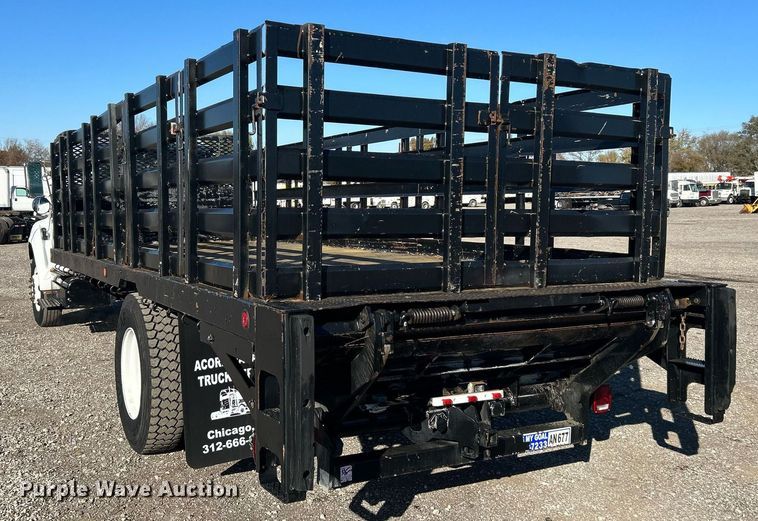 image for item KH9614 2015 Ford F650 Super Duty  flatbed truck