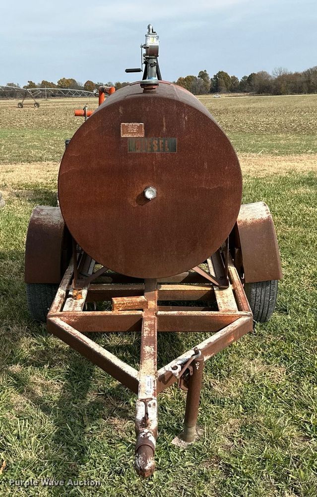 image for item KT9163 Shop built  fuel tank trailer