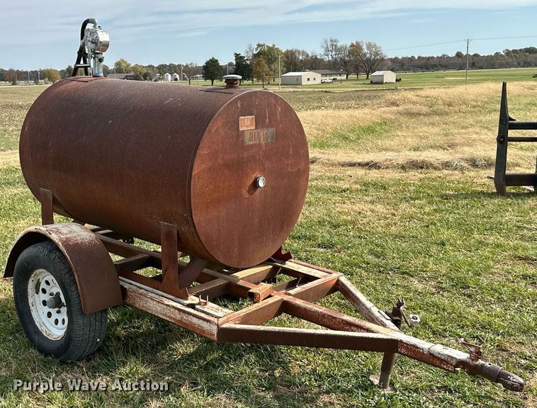 image for item KT9163 Shop built  fuel tank trailer