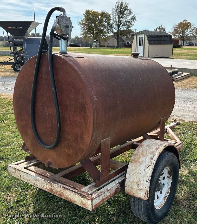 image for item KT9163 Shop built  fuel tank trailer