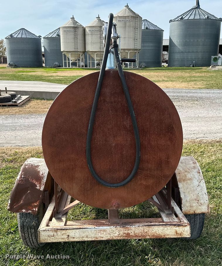 image for item KT9163 Shop built  fuel tank trailer