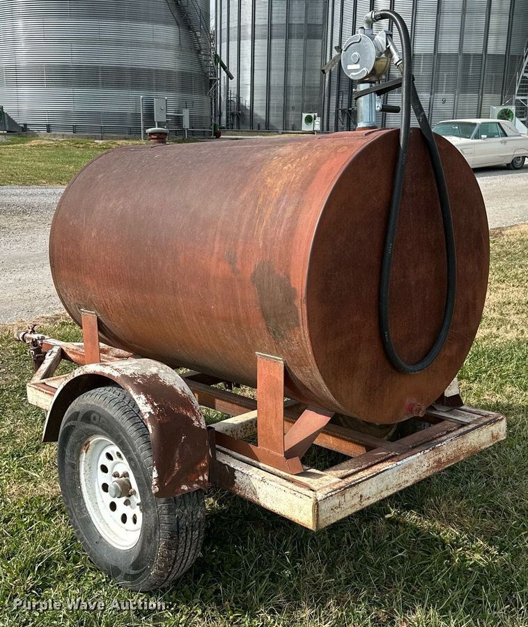 image for item KT9163 Shop built  fuel tank trailer