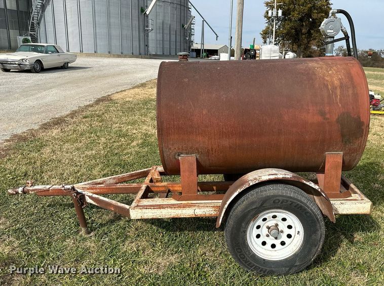 image for item KT9163 Shop built  fuel tank trailer