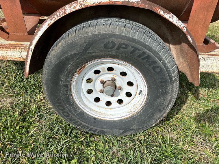 image for item KT9163 Shop built  fuel tank trailer