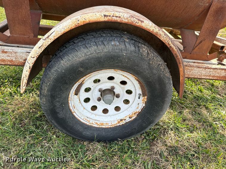 image for item KT9163 Shop built  fuel tank trailer